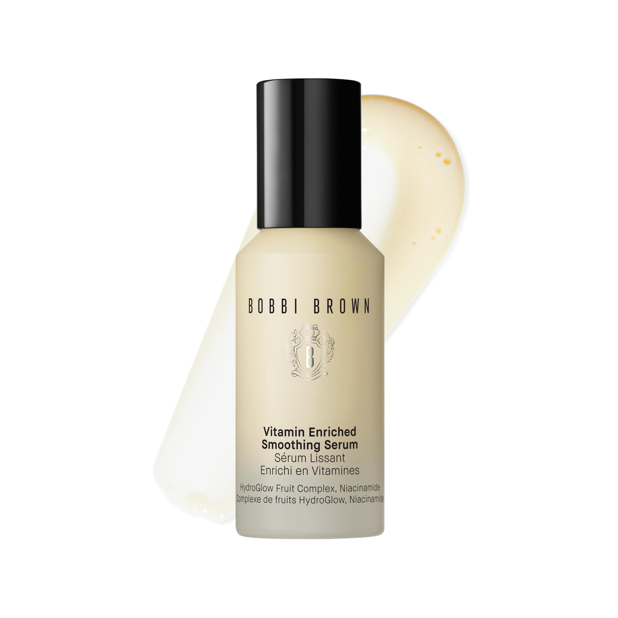 Bobbi Brown front bottle showing packaging and clear product benefits