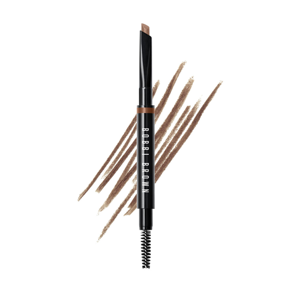 Bobbi Brown front packaging showing pencil and refill, clearly reusable benefit