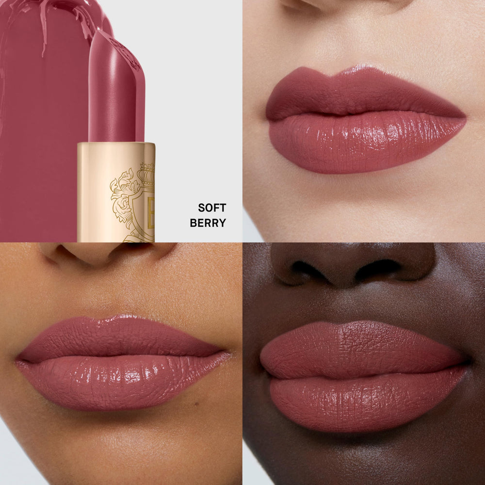 Bobbi Brown lipstick bullet close-up revealing satin finish and tip precision