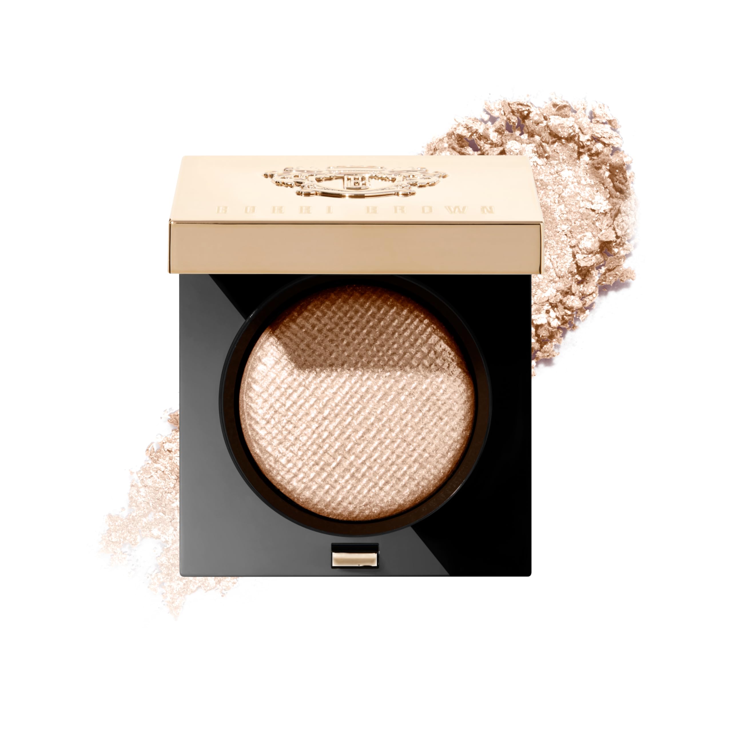 Bobbi Brown Moonstone front pan showing luminous pigment and easy-glide payoff