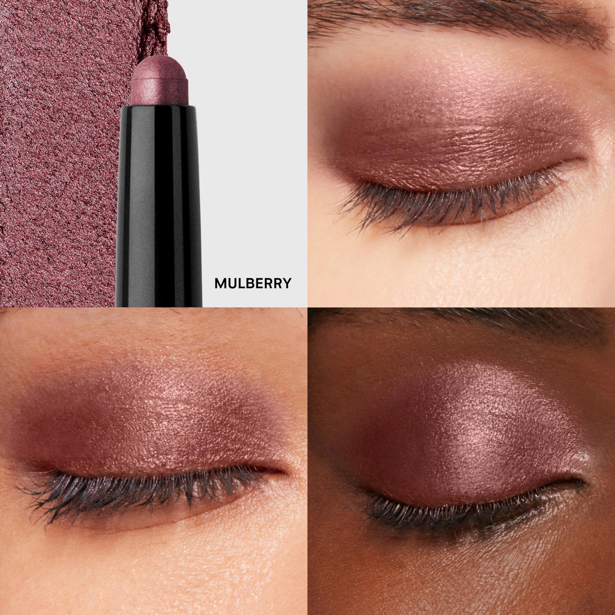 Bobbi Brown Mulberry tip texture close-up demonstrates smooth glide