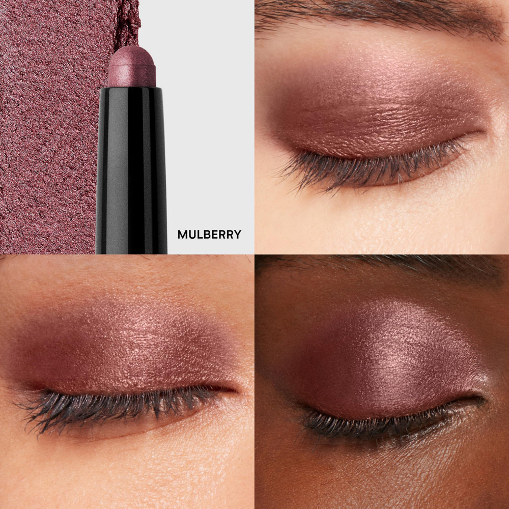 Bobbi Brown Mulberry tip texture close-up demonstrates smooth glide