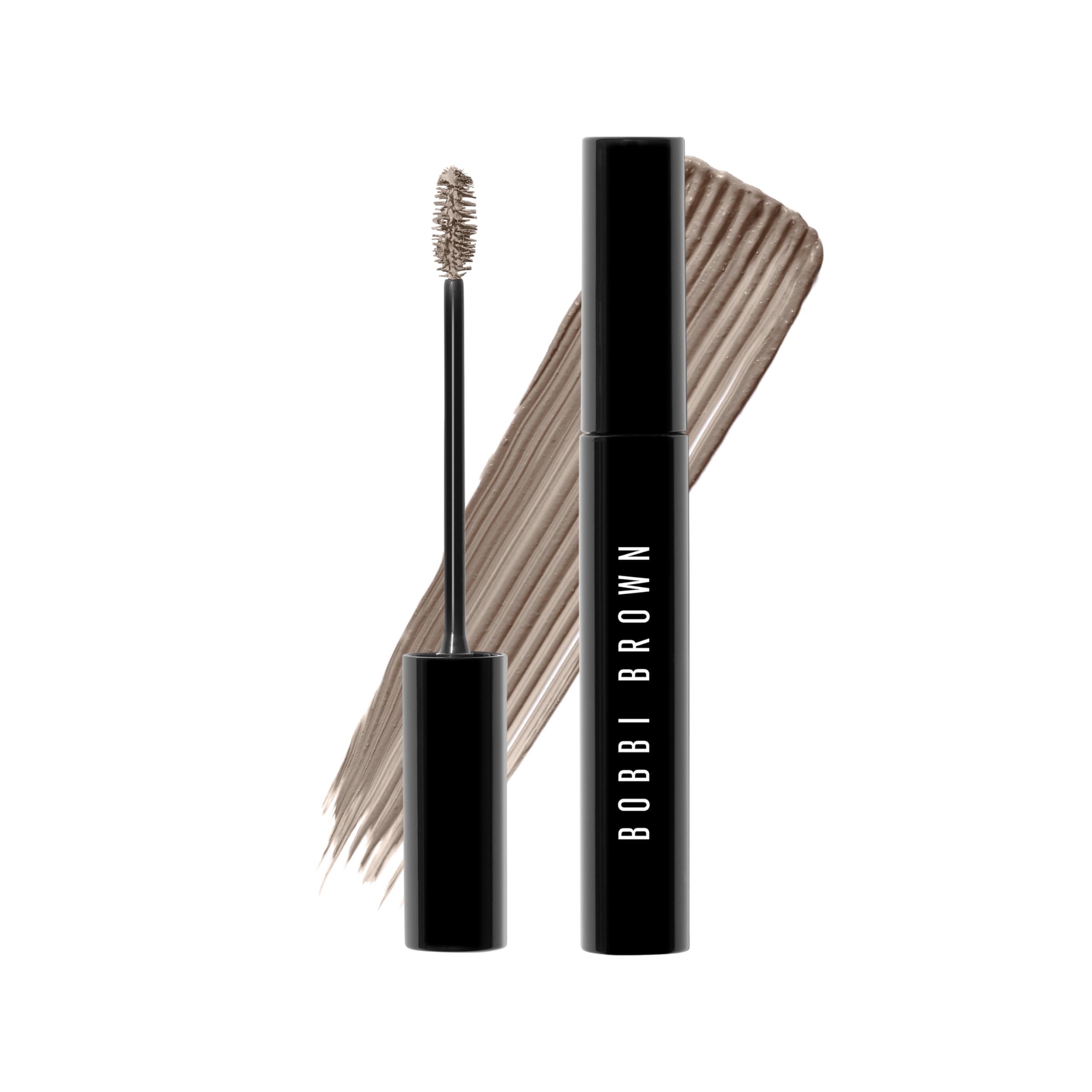 Bobbi Brown Natural Brow Shaper front packaging showing shade and benefit of natural hold