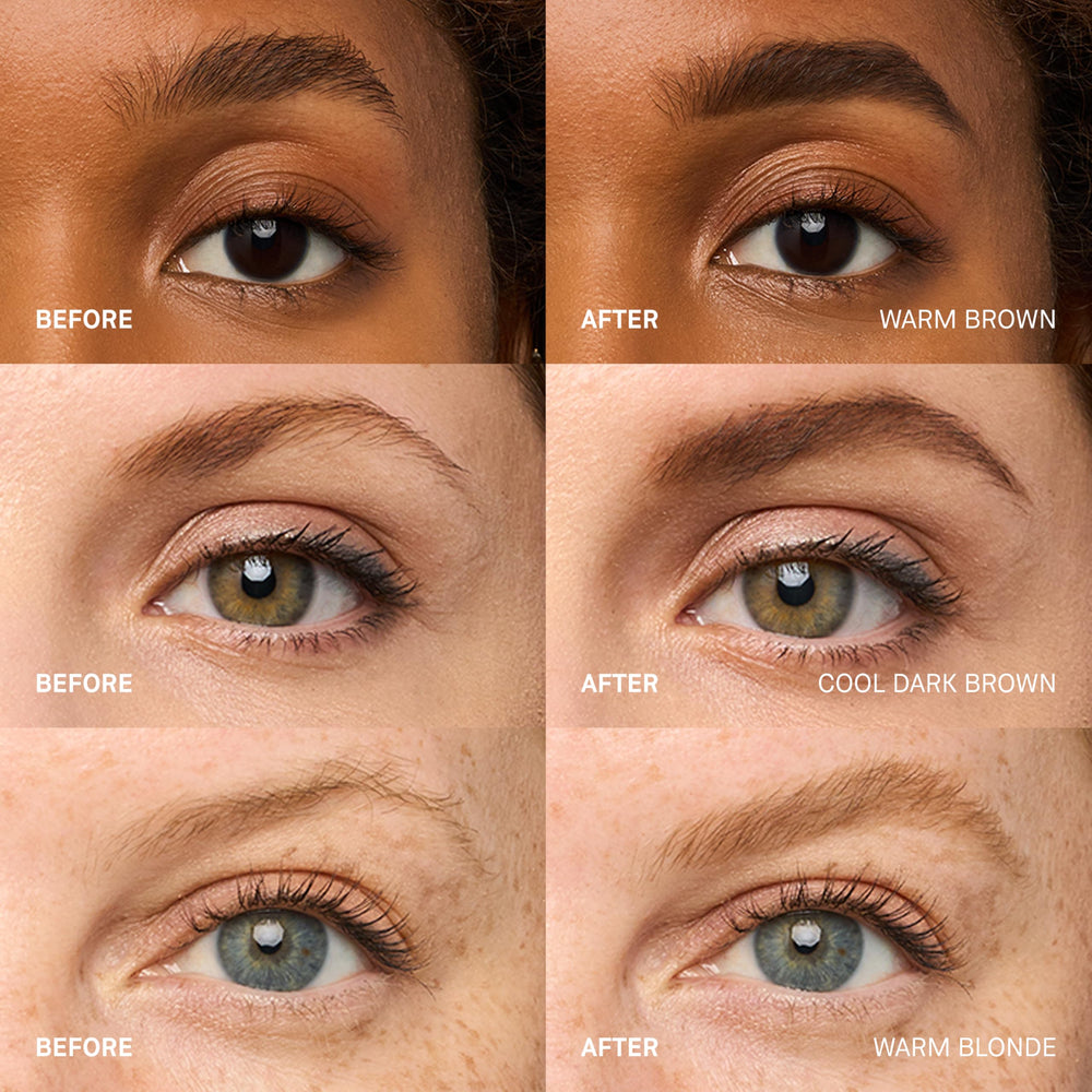 Bobbi Brown spoolie detail showing brush head to blend color and groom brows