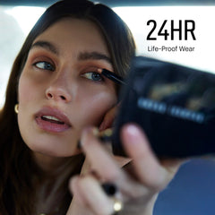 Bobbi Brown shadow stick applied on eyelid showing even coverage and long-wear benefit