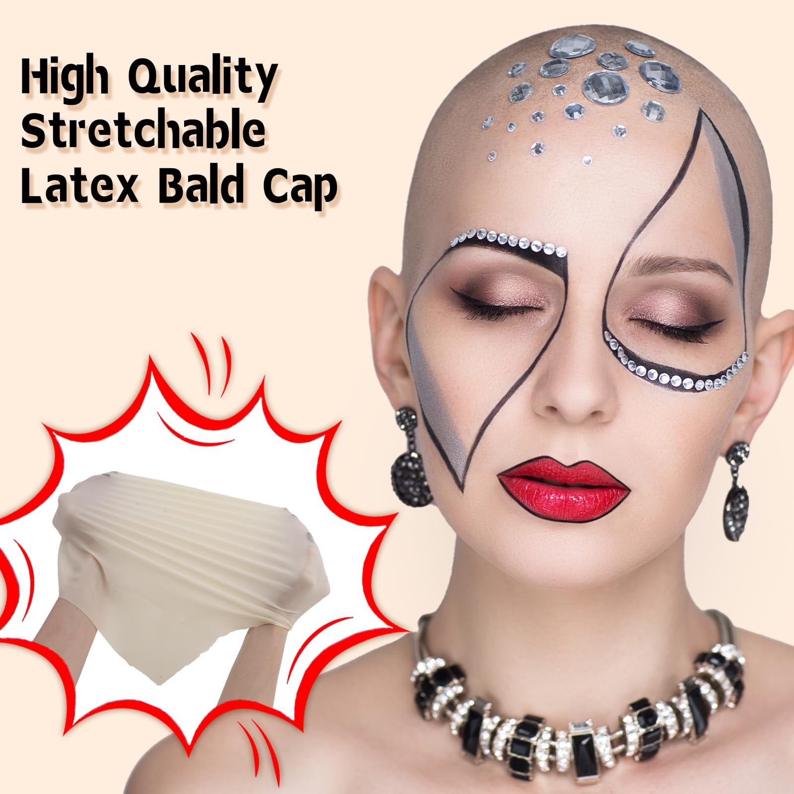 BOBISUKA liquid latex, setting powder and sponges, seamless blending advantage