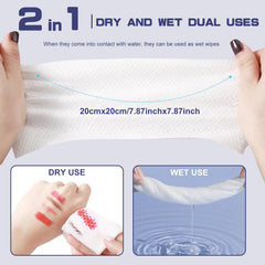 BODFPPC towel absorbing water to show fast absorbency and gentleness