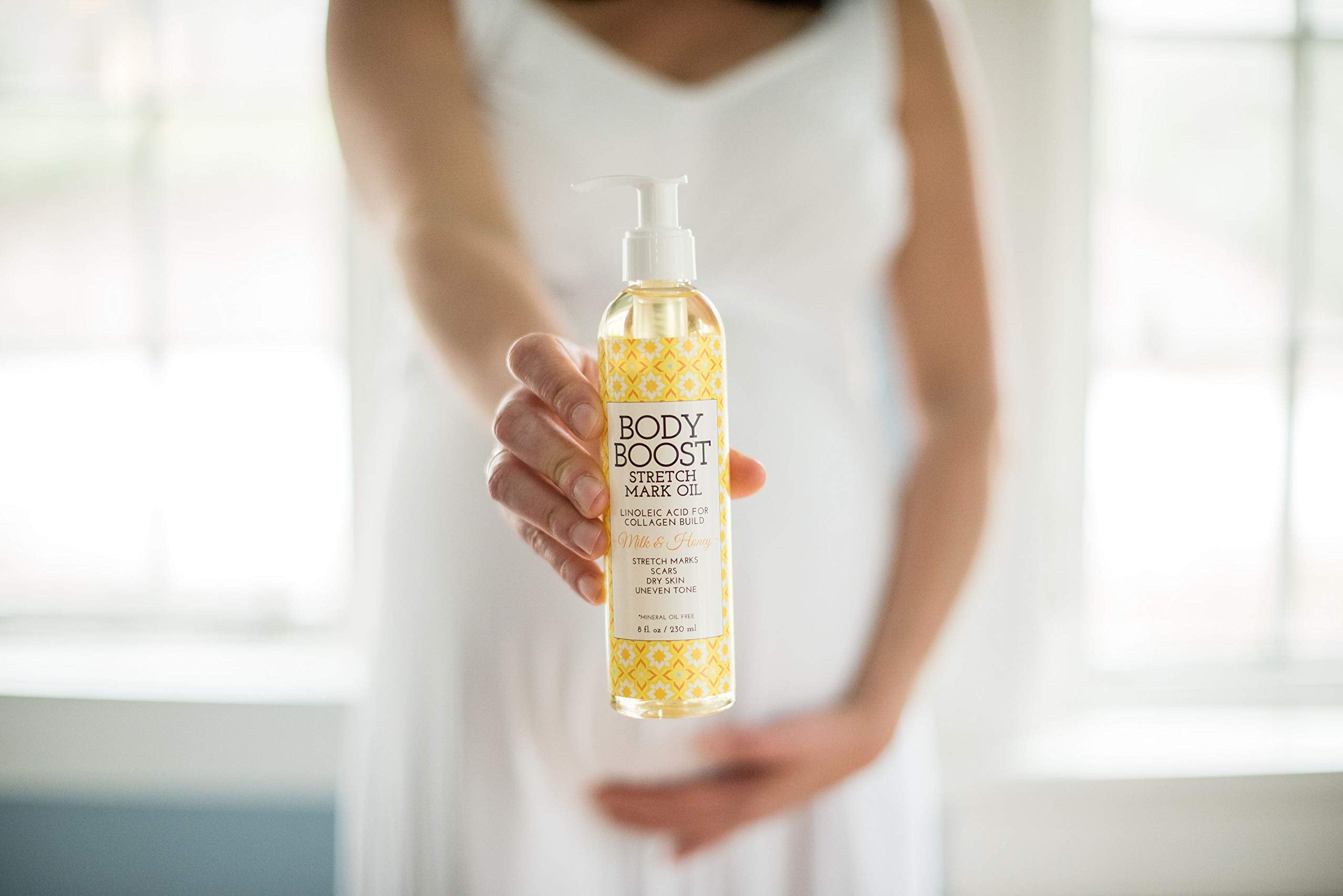 Body Boost natural oils lineup highlighting nourishing ingredients