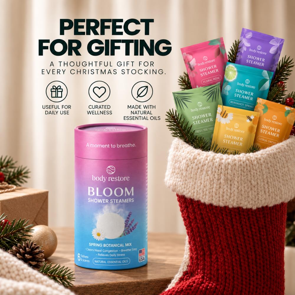 Body Restore tube open with visible tablets, easy-access gifting and storage benefit