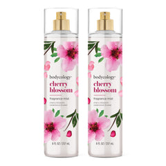 Bodycology bottle front packaging showing cherry blossom scent and fresh benefit