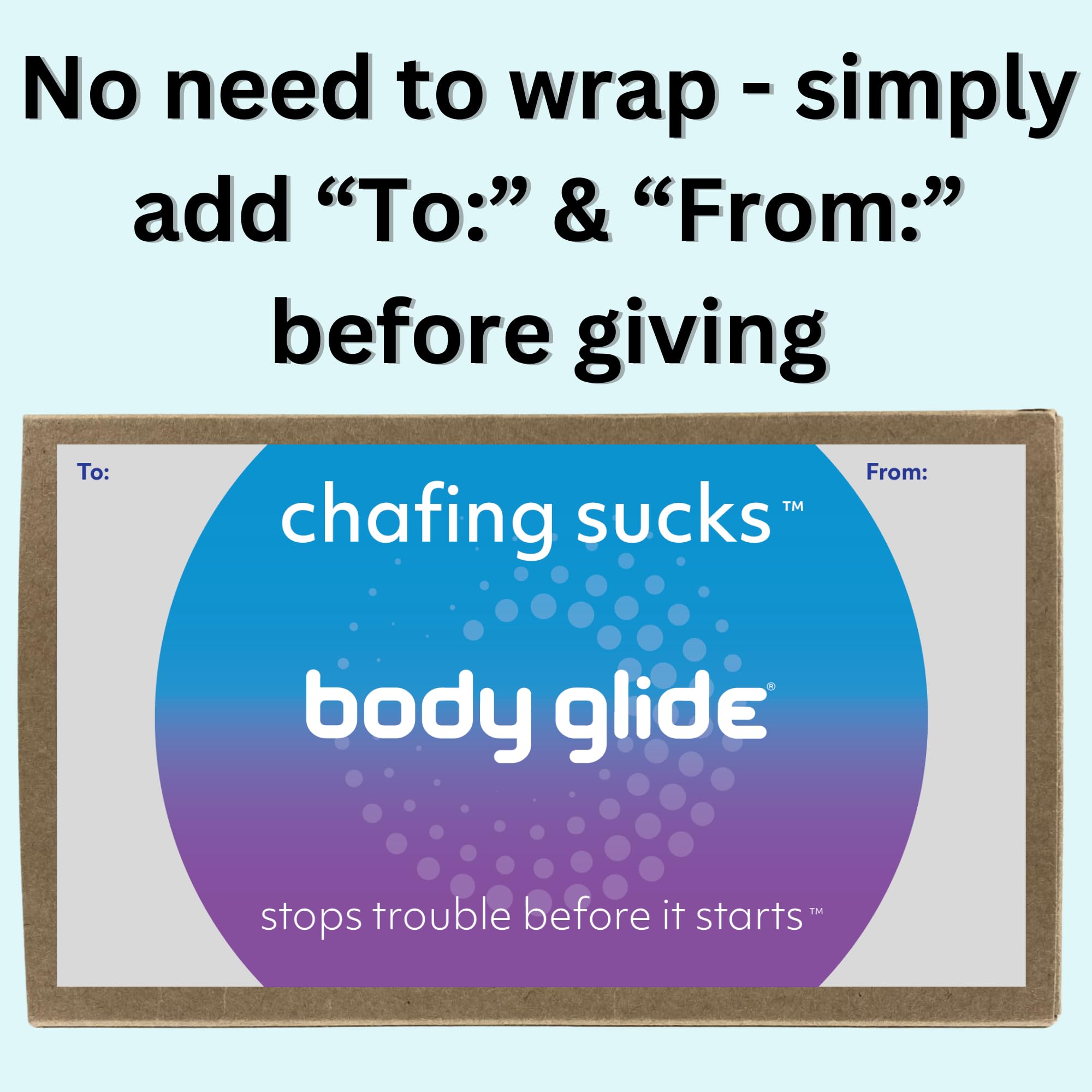 BodyGlide body stick close-up showing smooth non-greasy finish for long protection