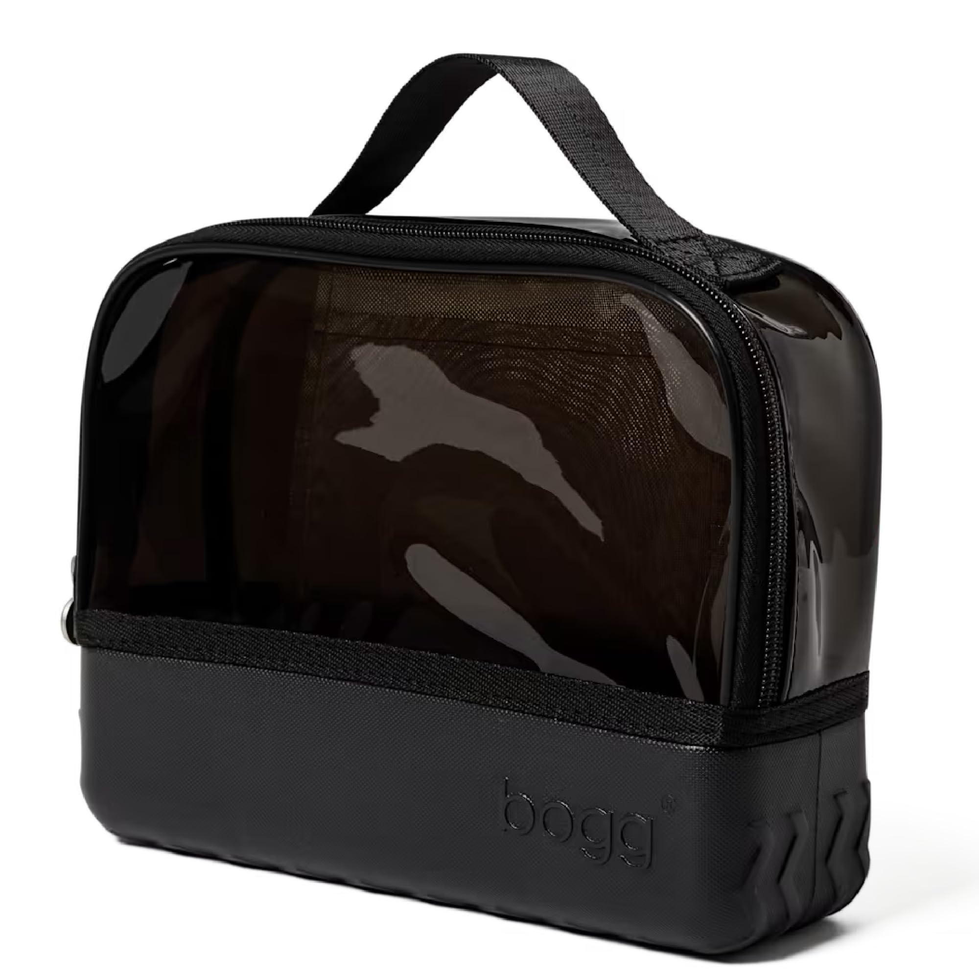 BOGG BAG zipper and top handle close-up for secure carry-and-grab convenience
