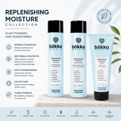Bokka Botanika conditioner texture close-up highlighting creamy hydration benefits