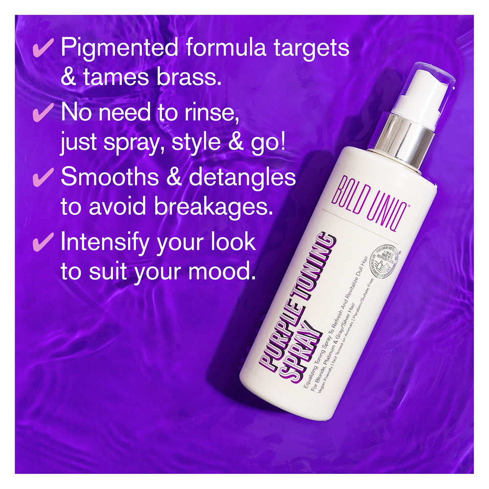 BOLD UNIQ product texture close-up showing lightweight purple formula