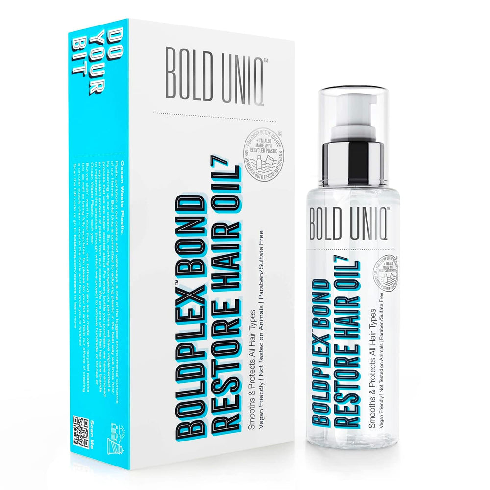BOLD UNIQ Boldplex 7 front bottle showing label and size, highlights value