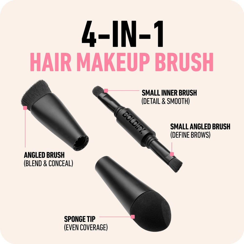 Boldify angled brush detail blending along hairline for natural seamless finish