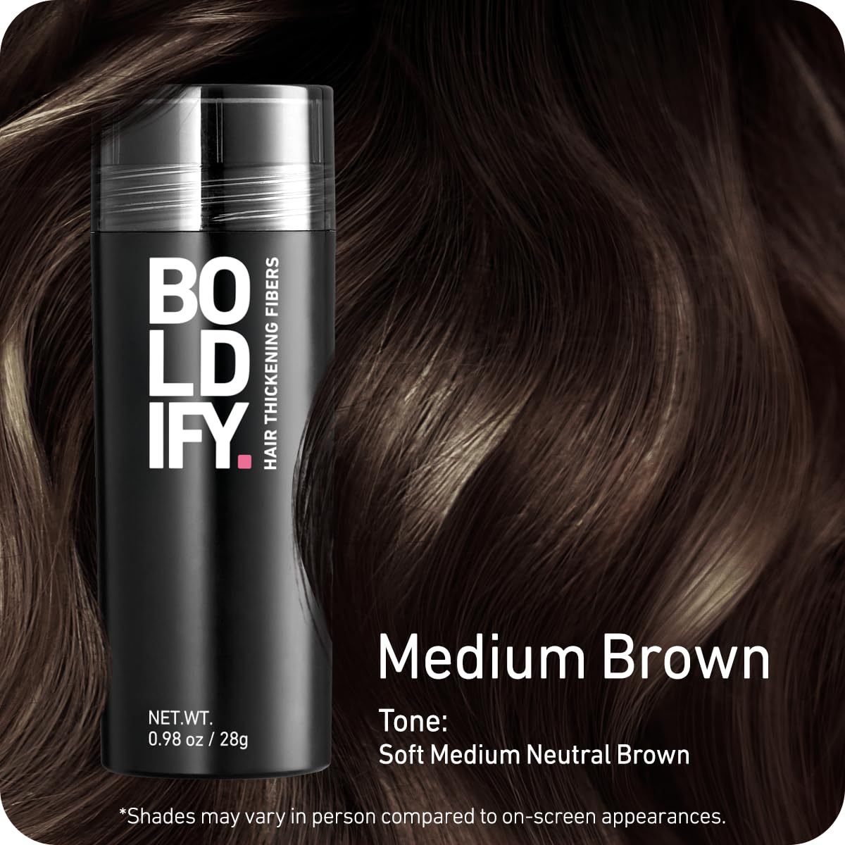Boldify fiber texture close-up showing soft, natural-looking strands