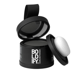 Boldify compact front view showing dark gray shade and travel-ready design