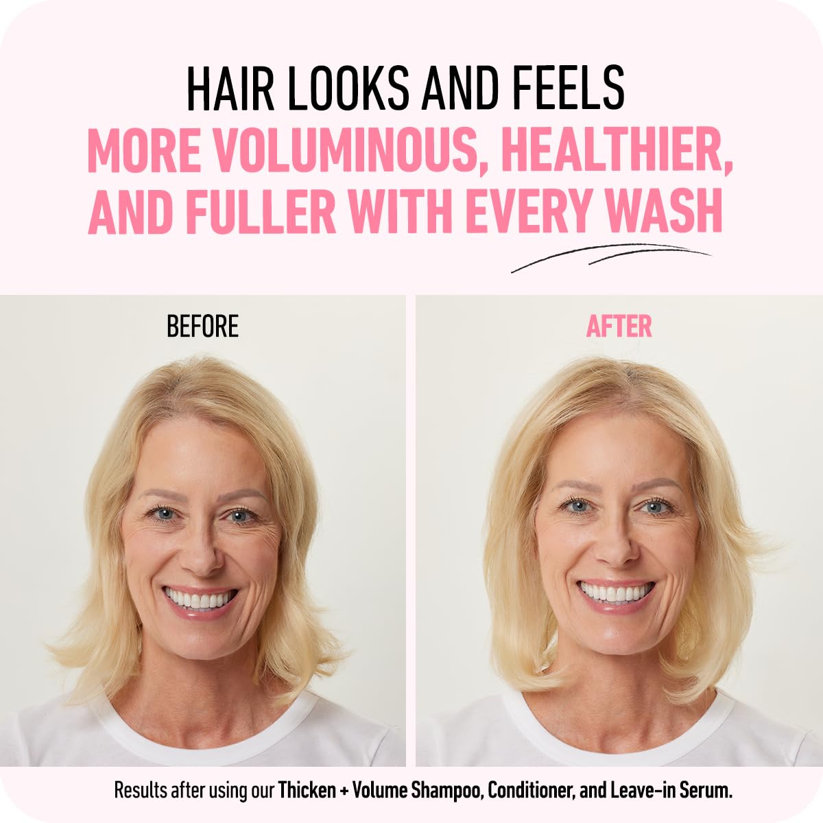 Boldify conditioner in hand demonstrating lightweight, non-greasy lather