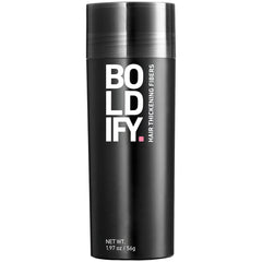 Boldify gray front packaging showing 56g container and branding benefit concealment