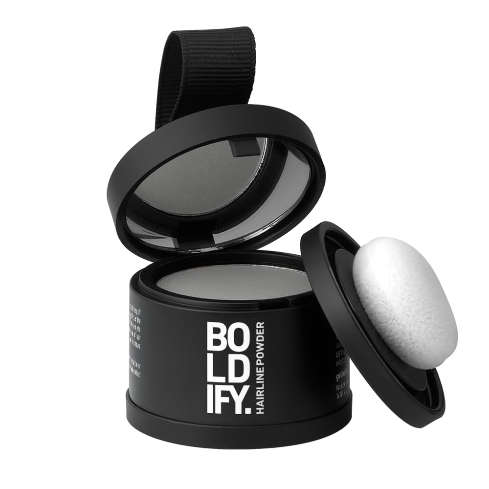 Boldify compact front view showing sleek packaging and easy storage
