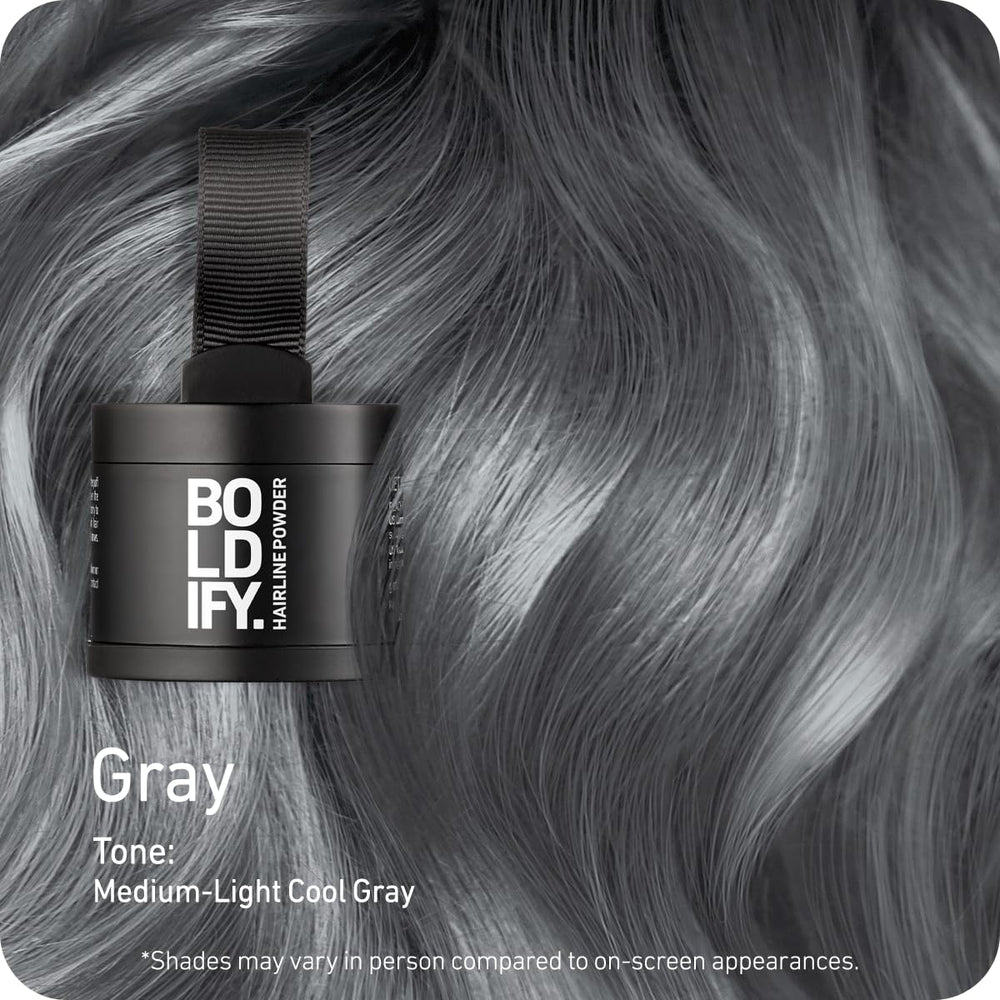 Boldify compact opened with applicator demonstrating precise application