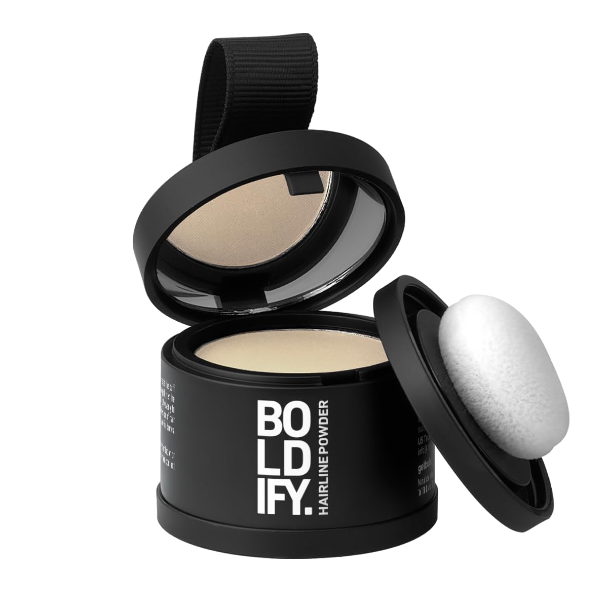 Boldify compact front view showing sleek packaging and easy portability