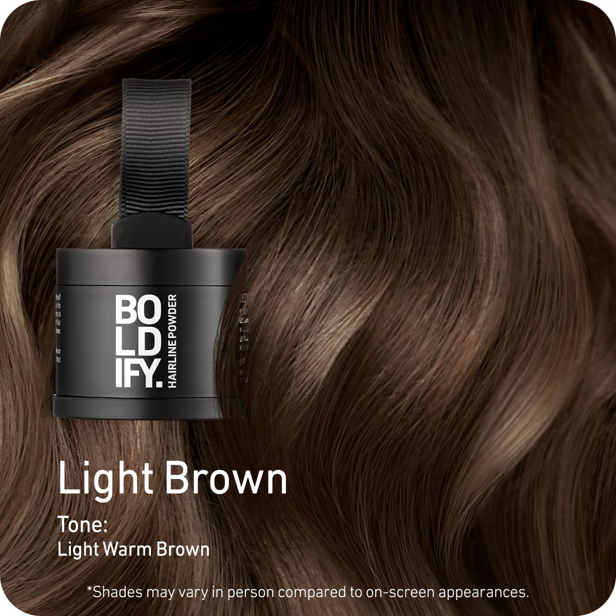 Boldify powder texture close-up highlighting smooth, blendable finish
