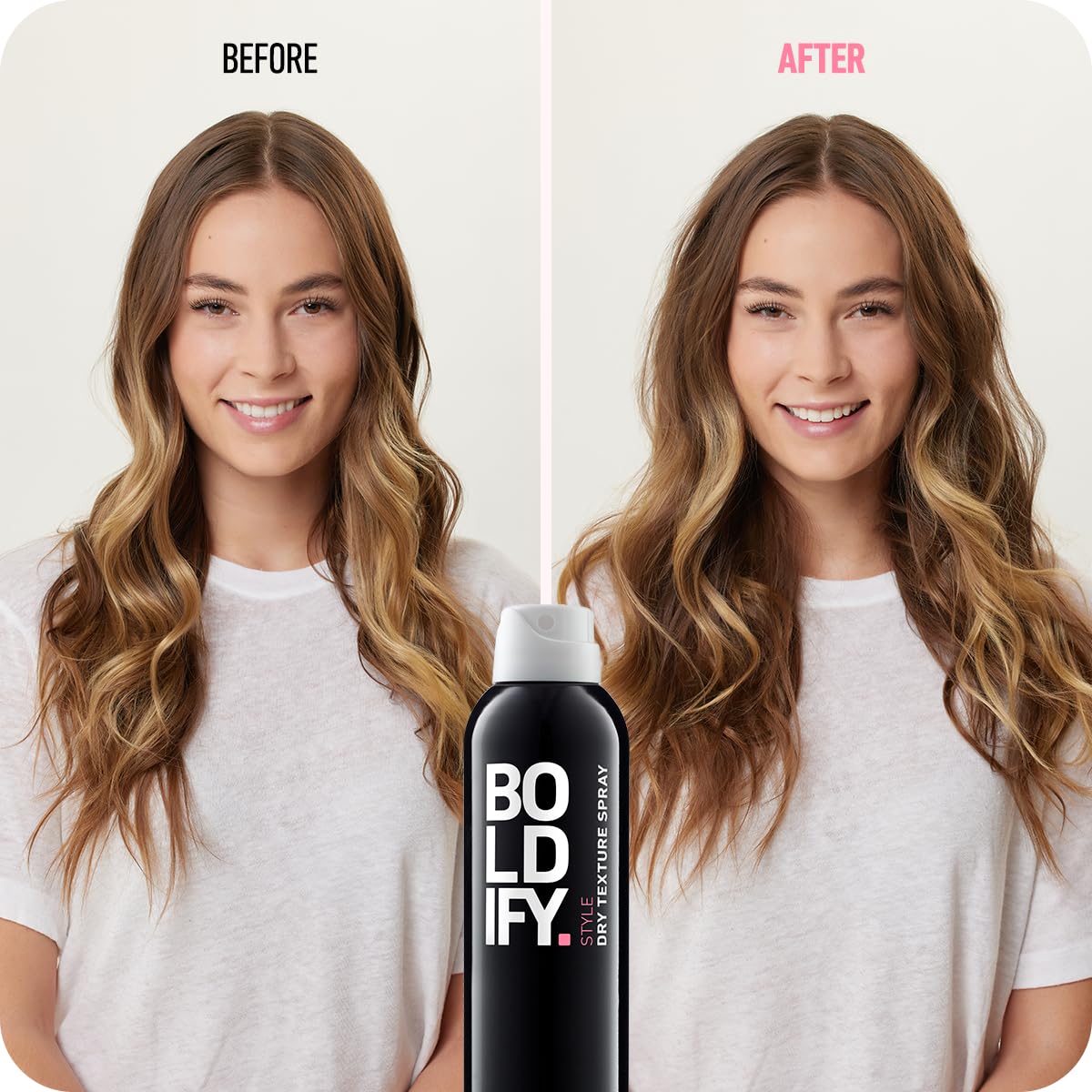 Boldify applied at roots on fine hair delivering visible lift