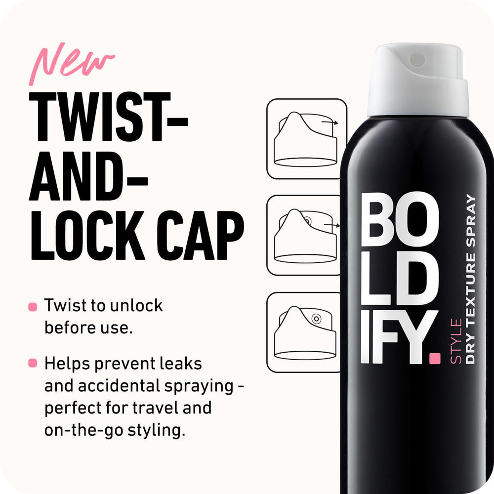 Boldify styled undone hair in lifestyle scene adding natural volume