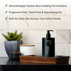 Boldly Basic lotion texture on hand demonstrating fast-absorbing hydration