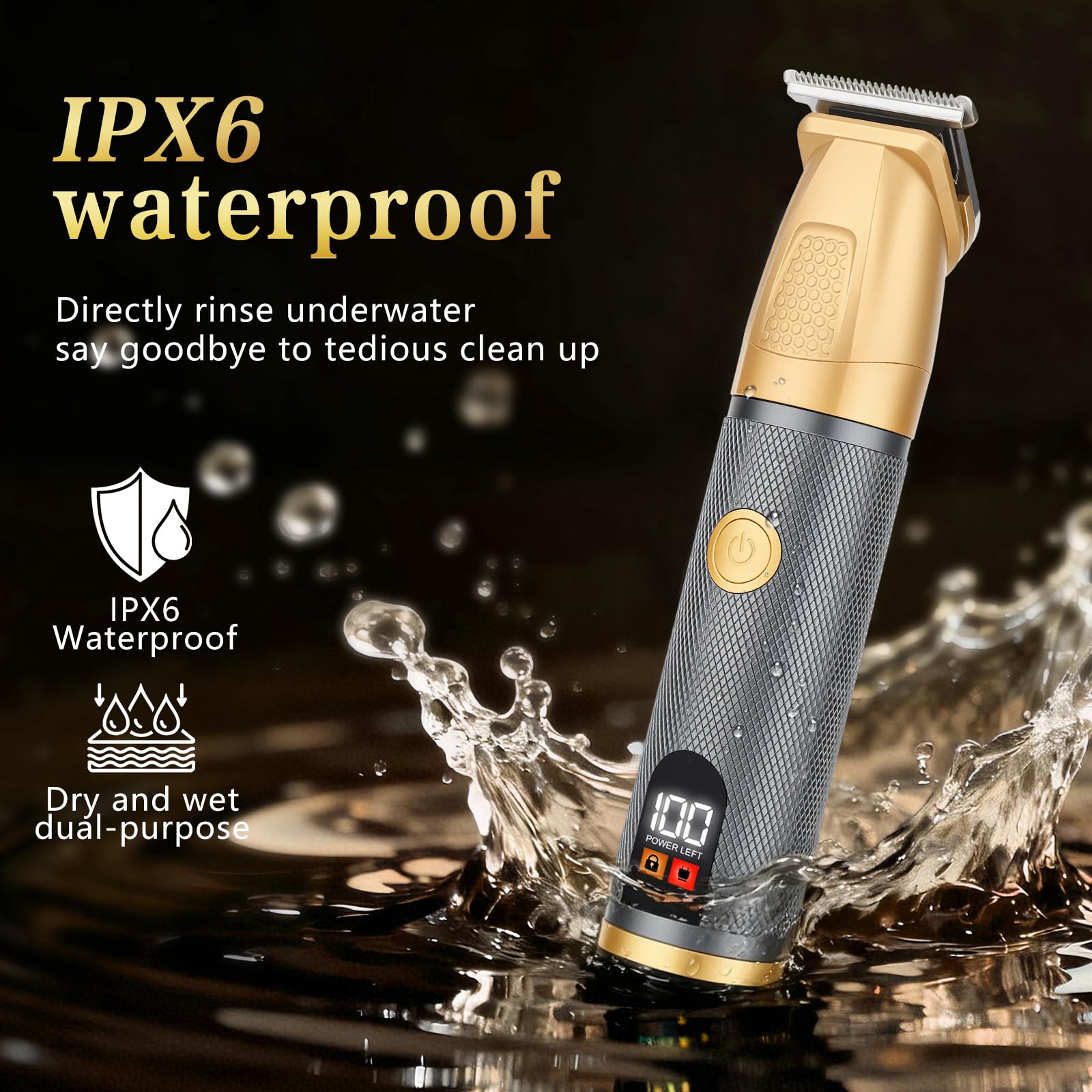 Bomxin nose trimmer rounded head demonstrating gentle, comfortable trimming
