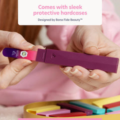 Bona Fide Beauty demonstrated filing on natural nail for gentle shaping and no snags