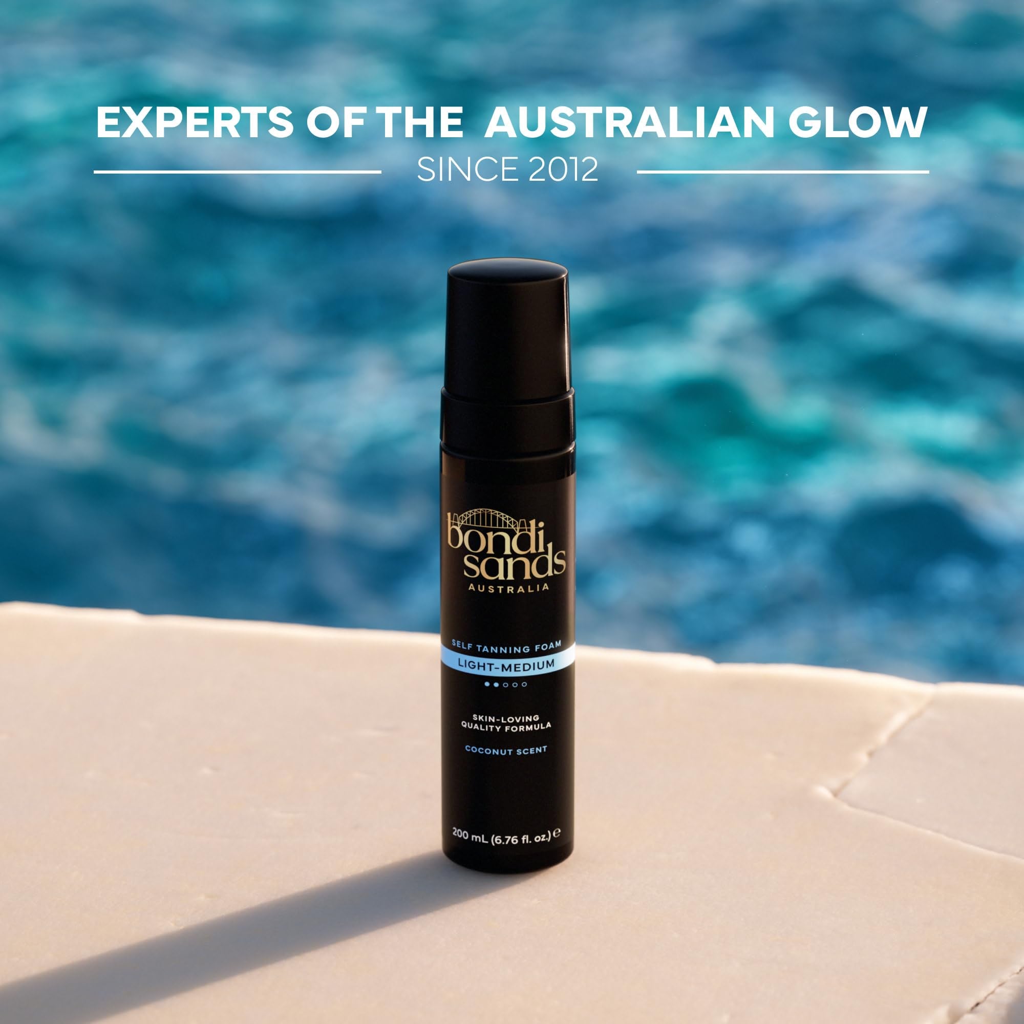 Bondi Sands label detail with ingredients list for transparency and trust