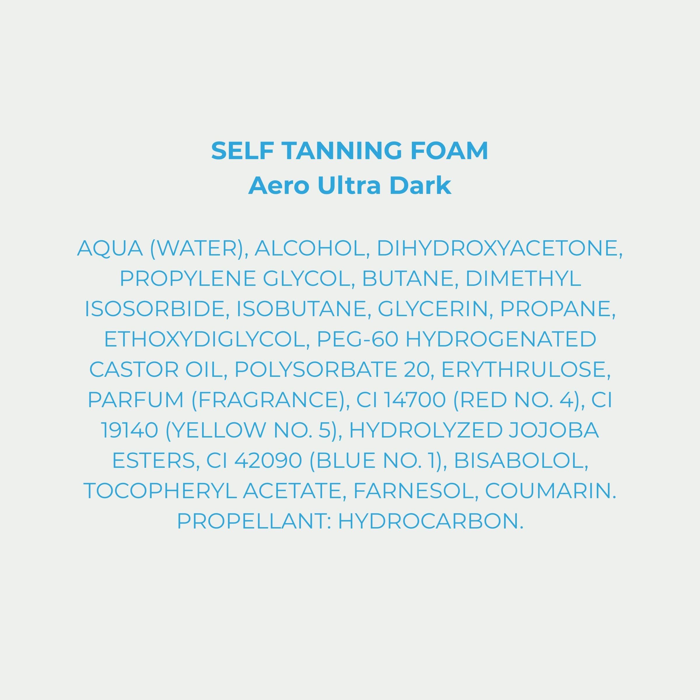 Bondi Sands foam drying on skin demonstrating quick-dry benefit