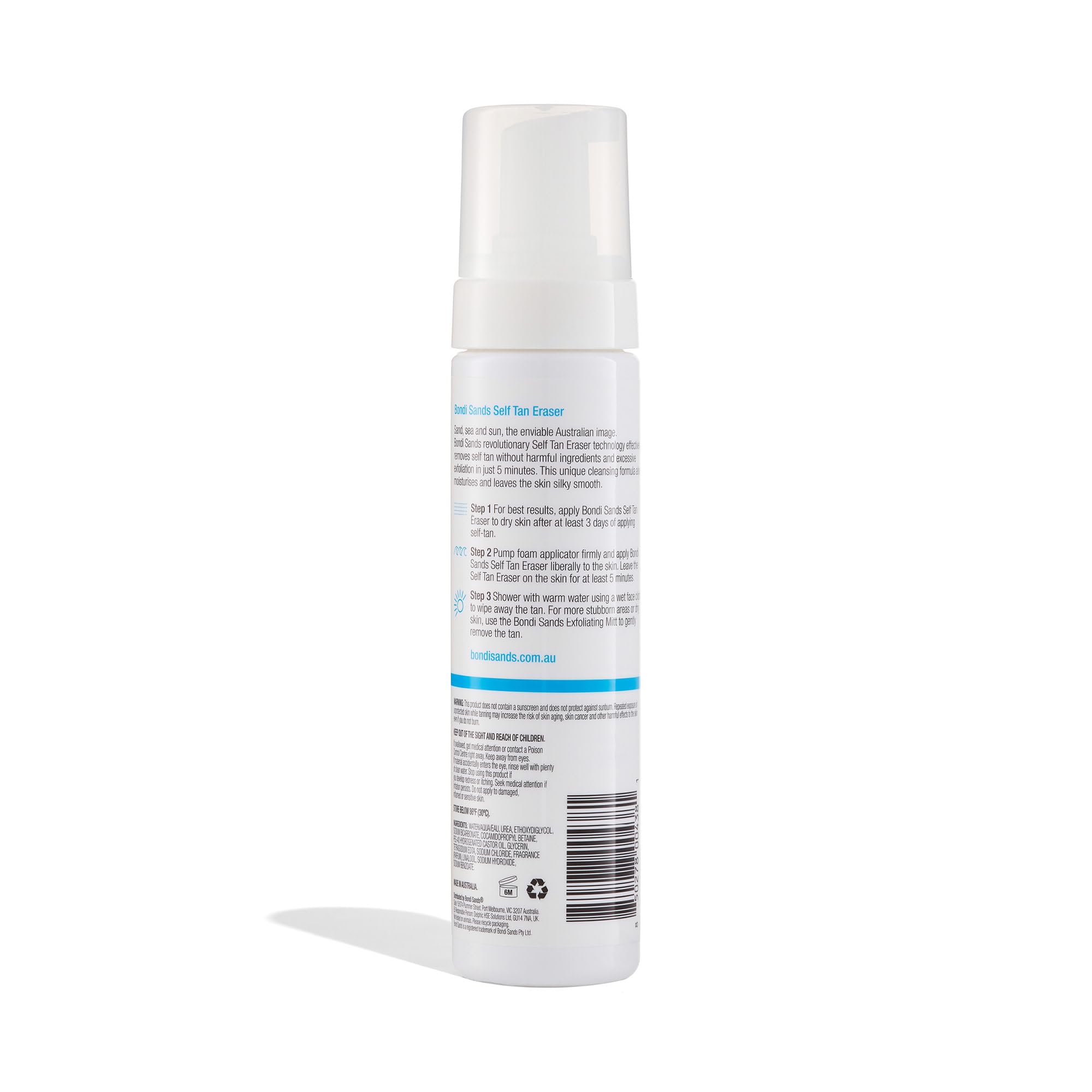 Bondi Sands on a bathroom shelf evoking clean prep and soft skin