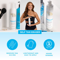 Bondi Sands foam texture demonstrating gentle removal and hydrating feel