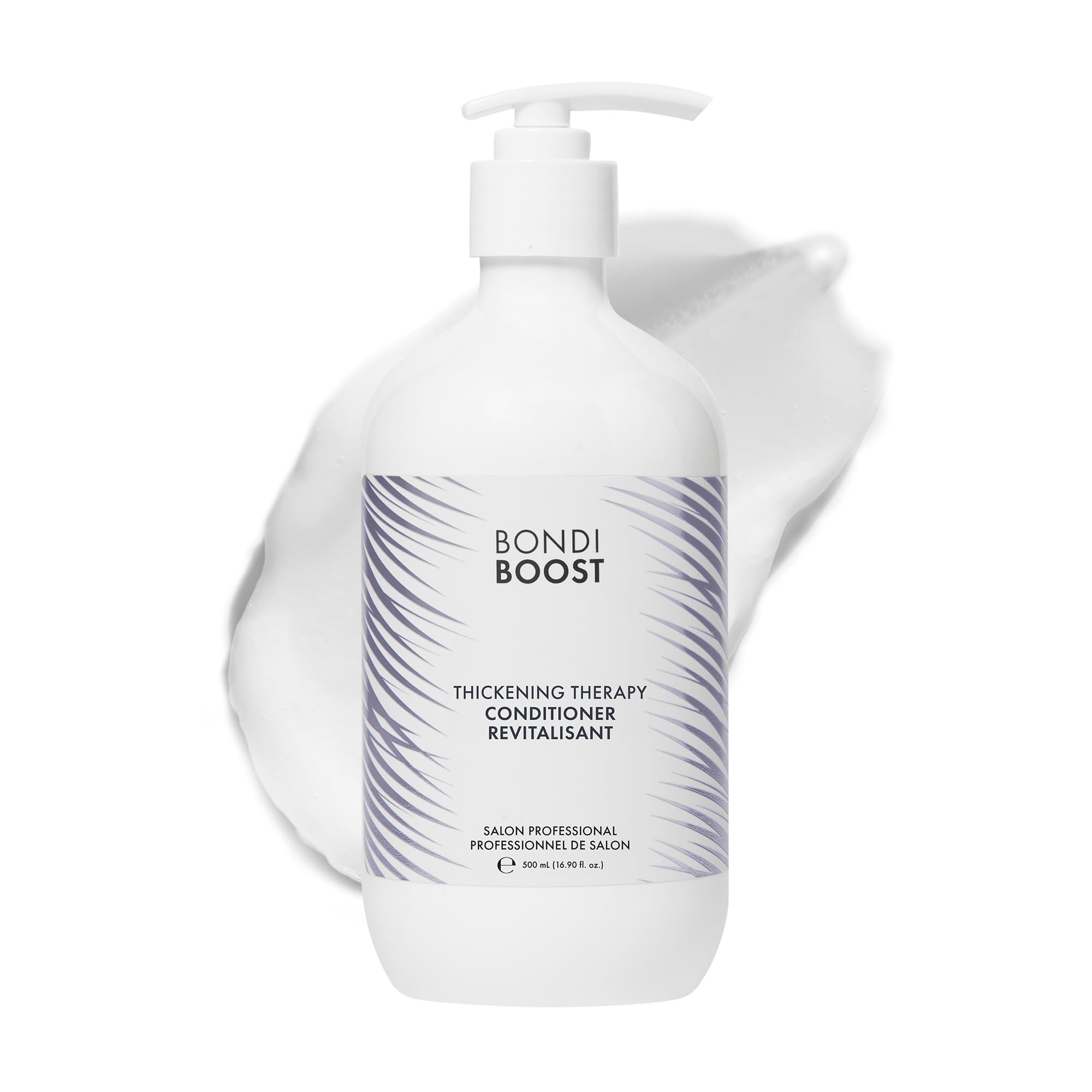 BONDIBOOST front packaging showing 16.9 fl oz bottle for shelf-ready volume