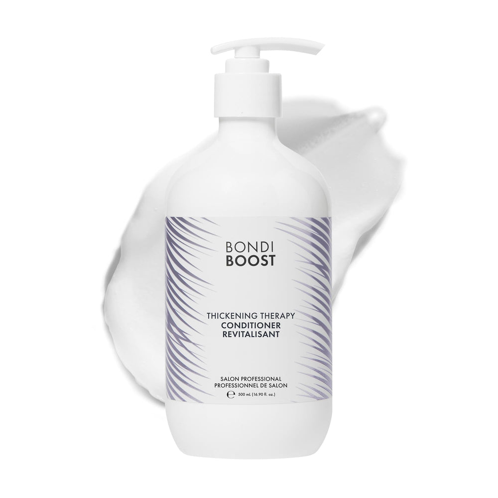 BONDIBOOST front packaging showing 16.9 fl oz bottle for shelf-ready volume