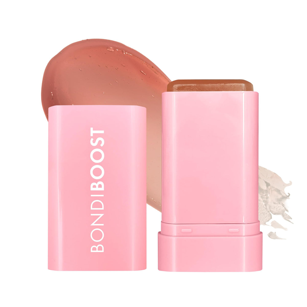 BONDIBOOST front pack view showing stick and brand, highlights portable styling