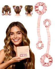 BONNET QUEEN front packaging showing cream pink curlers and benefits