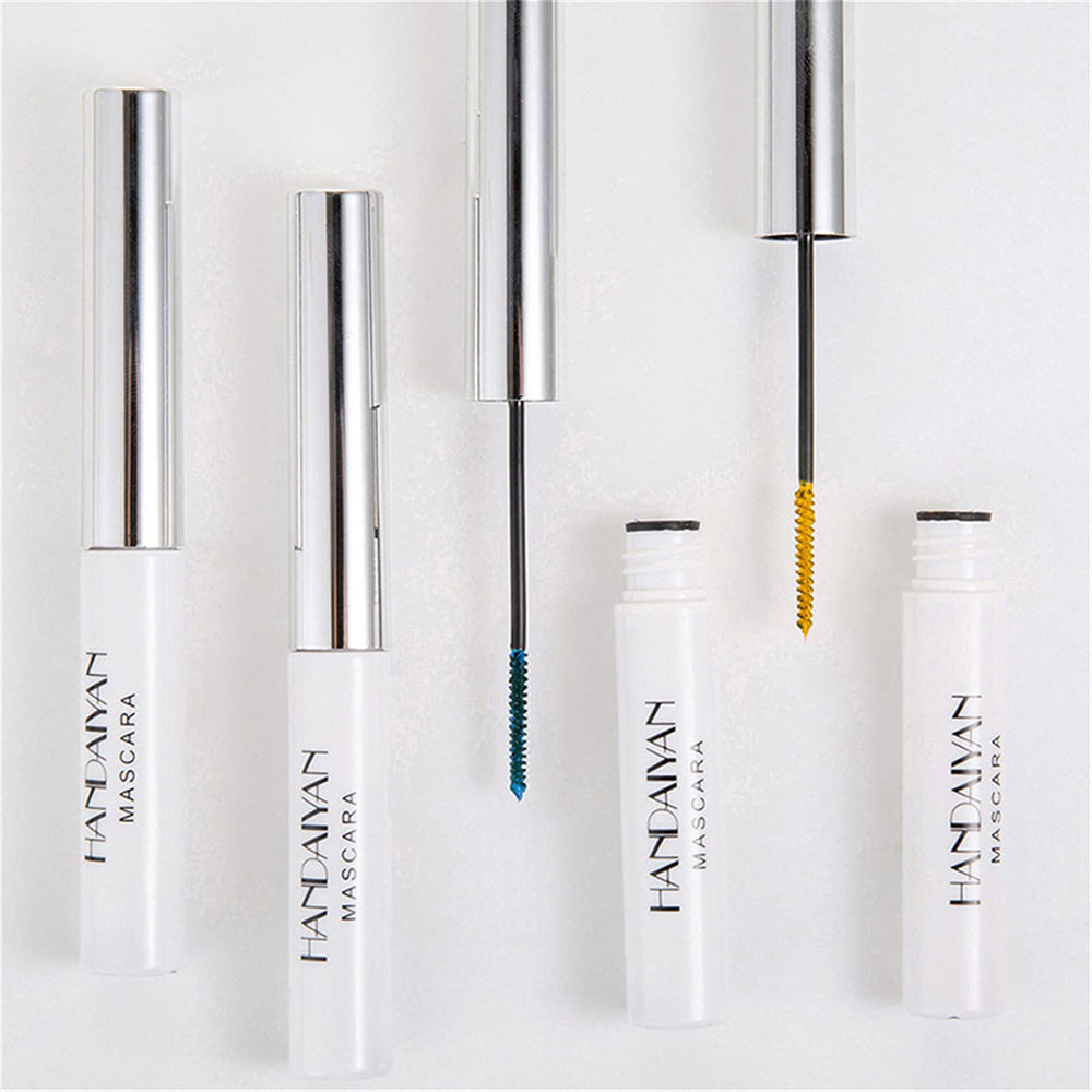 bonnie choice mascara tubes next to a coin showing compact travel-friendly size