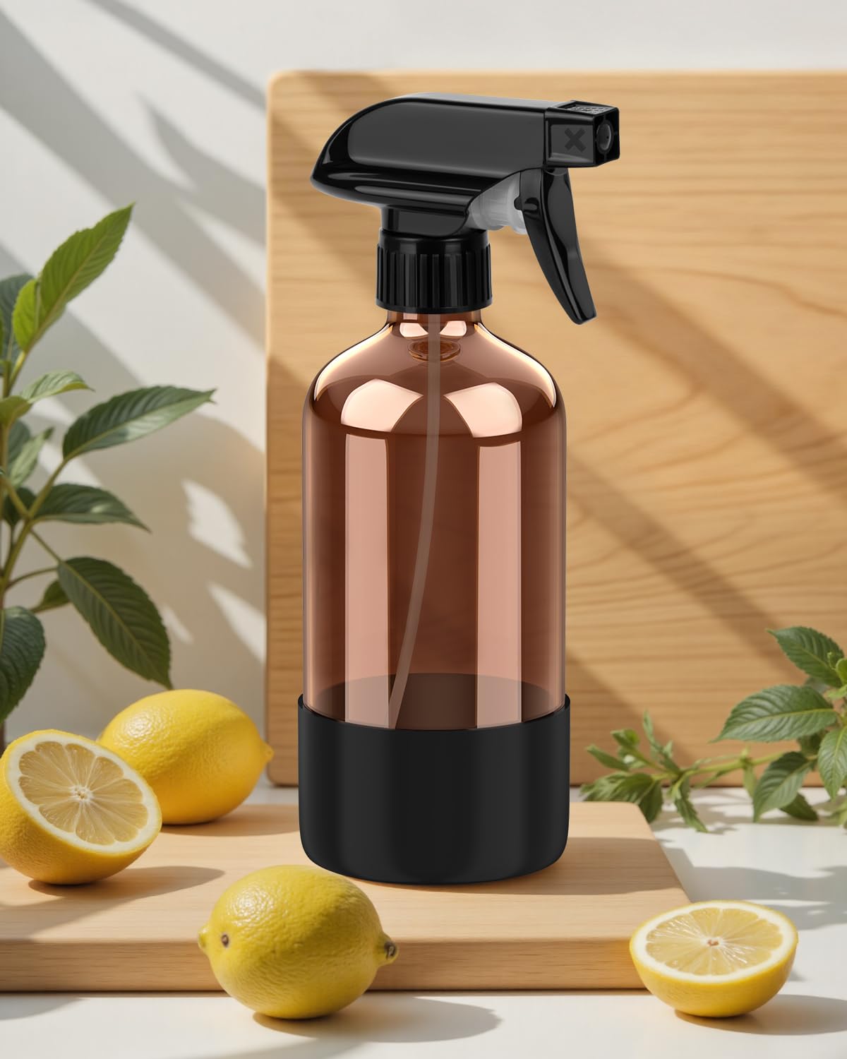 Bontip bottle held in hand to show 16 oz size and convenient portability benefit