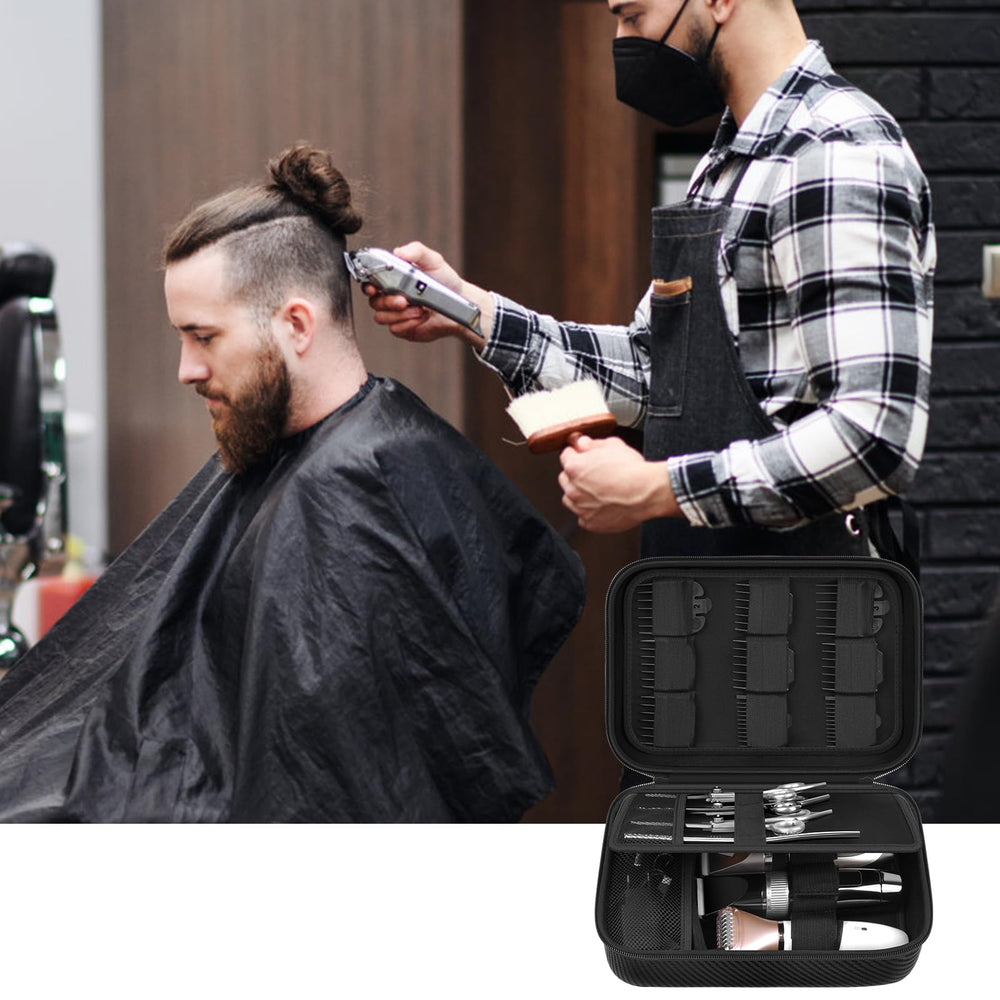 Boobowl next to clippers showing scale and fit for multiple professional trimmers