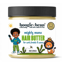 Boogie and Bean front jar showing label and child-friendly design benefit
