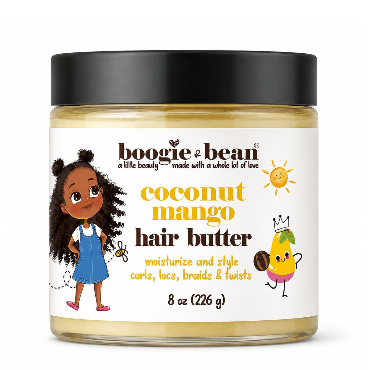 Boogie and Bean front packaging showing jar and label, clear product identity and trust