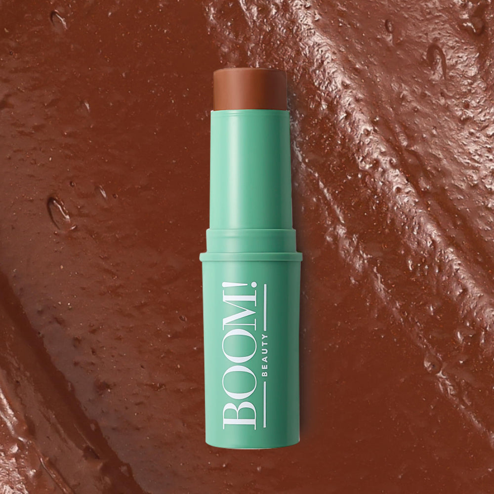 BOOM! Boomstick Bronze in daylight lifestyle shot showing natural sun-kissed effect