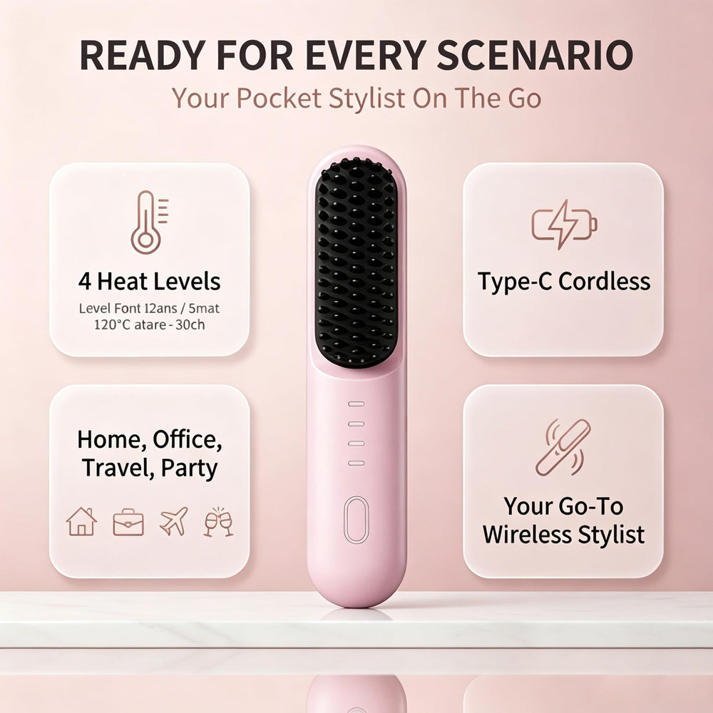 Bopanol close-up of ceramic bristles highlighting even heat distribution benefit