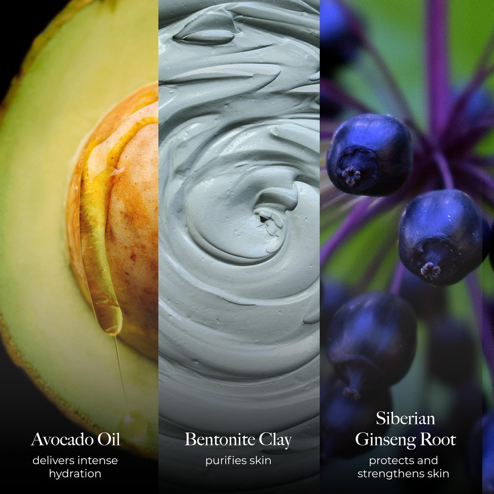 Borghese mask on back illustrating body-use purifying and smoothing benefit