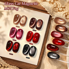 Born Pretty magnetic stick held above nail creating glass bead cat-eye effect for precise designs